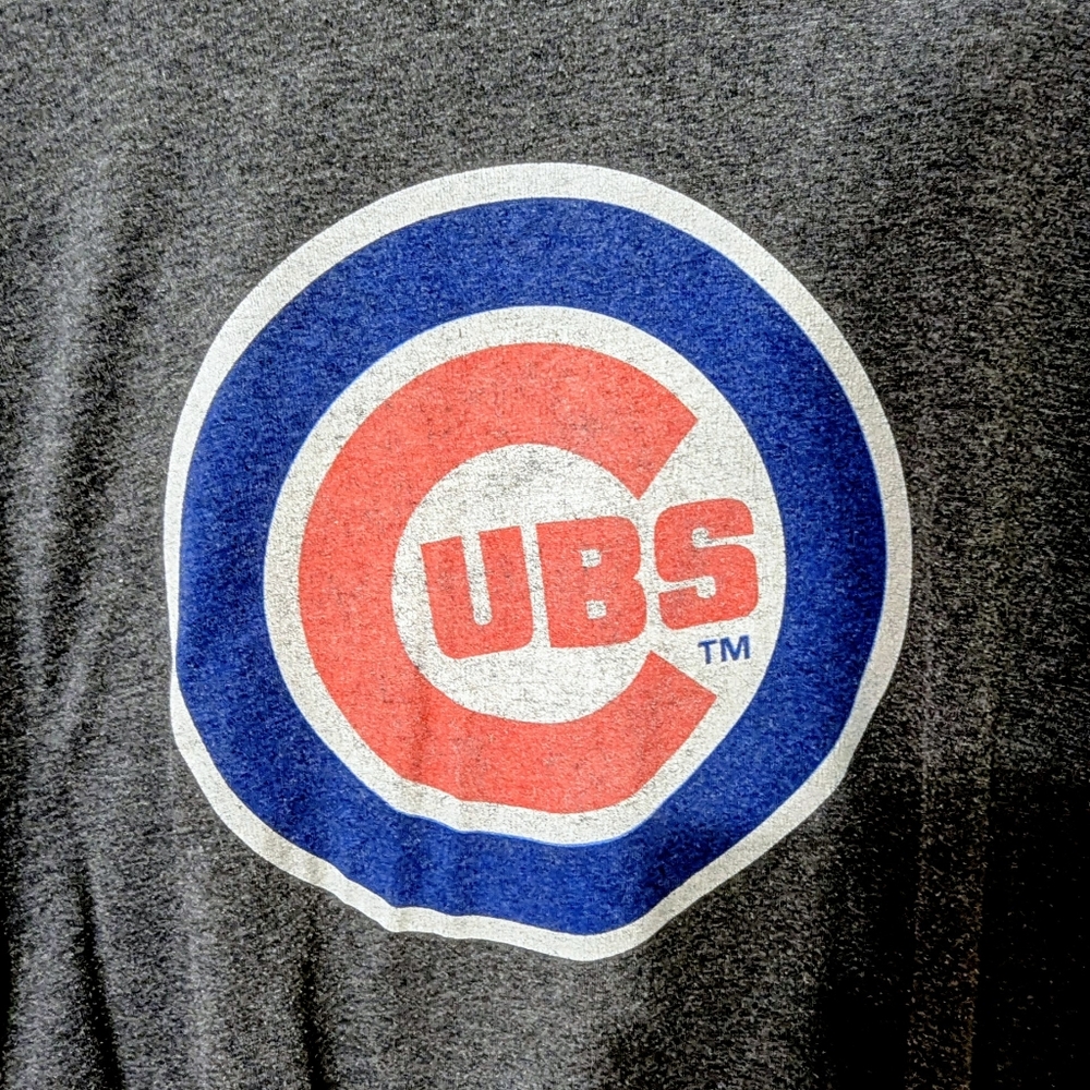 Cubs Logo Gray T-Shirt - Picture 2 of 5